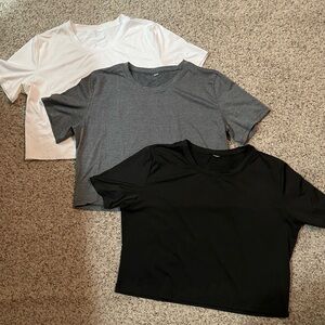 Basic cropped Tees 3 pack
